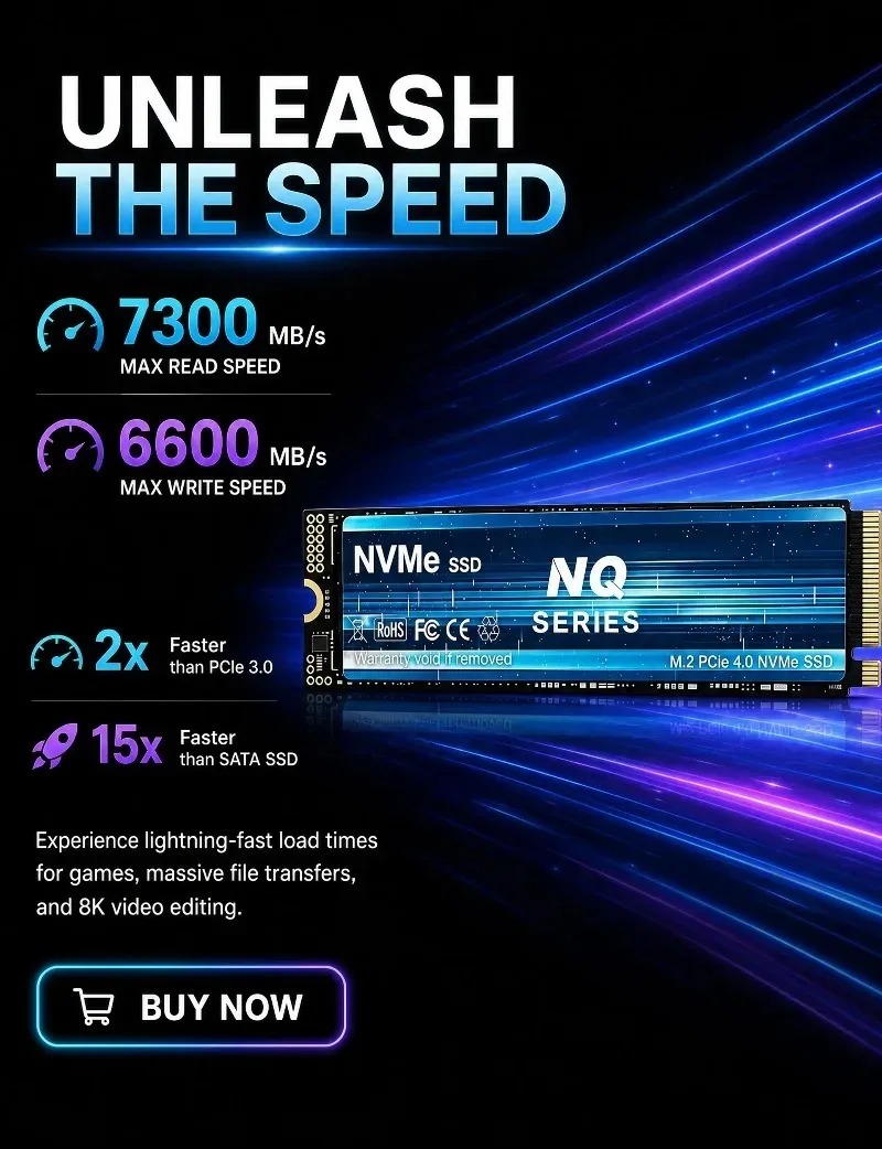 NQ-SERIE NVME SSD 2TB/4TB NVMe – M.2 Nvme 4Tb Pcie 4.0 Ssd Bewertung und Preis