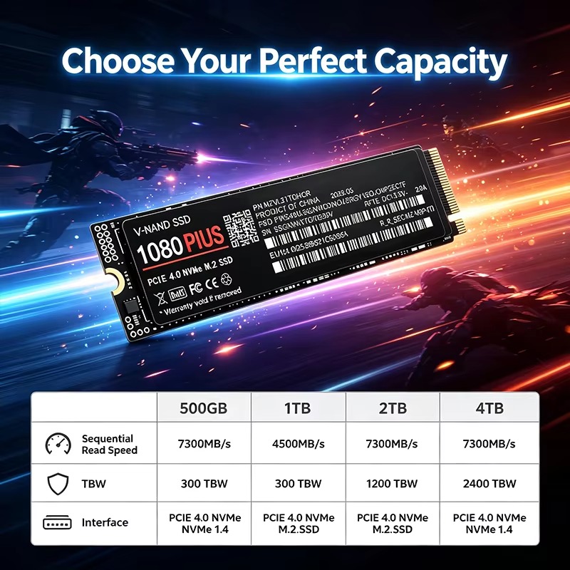 Gaming M.2 NVMe SSD 1080 PLUS  – M.2 Nvme 4Tb Pcie 4.0 Ssd Bewertung und Preis